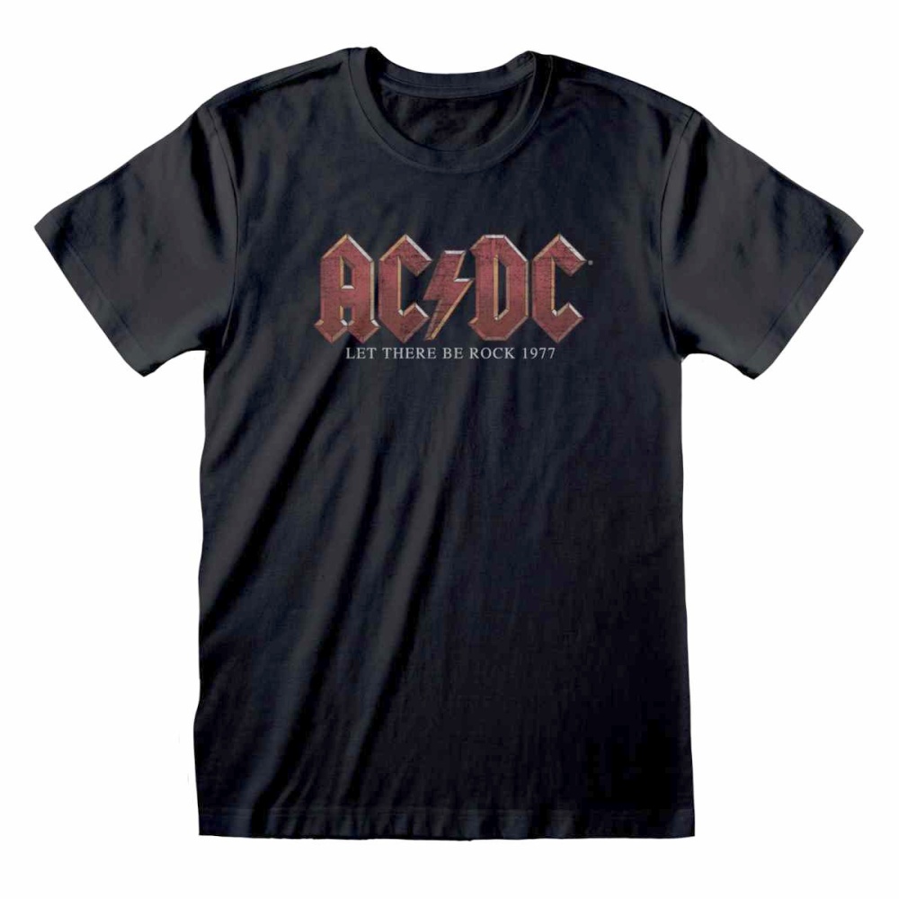 AC/DC - Let There Be Rock Heren T-shirt - Zwart